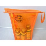 2017 Bolso de cremallera de alta calidad de encargo al por mayor de la cremallera del Cloruro de polivinilo de encargo de alta calidad