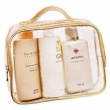 En gros personnalisé de haute qualité durable recyclable clair Pvc voyage sac de maquillage sac