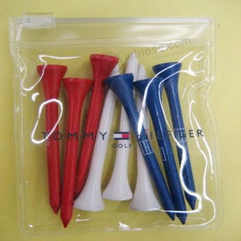 Großhandel maßgeschneiderte hochwertige klare PVC-Ziplock-Tasche mit benutzerdefinierten-Logo