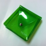 Bolsa de embrague de encargo del Cloruro de polivinilo de encargo de la fabricación de China de alta calidad al por mayor con el botón