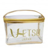 En gros personnalisé de haute qualité oem durable Pvc voyage cosmétiques sac de soins de la peau sac