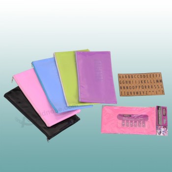 Wholesale Customized high quality Colorful Cosmetic Packaging PVC Mesh Bag