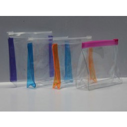 Wholesale Customized high quality OEM Cute Custom Clear PVC Stand up Zipper Bag