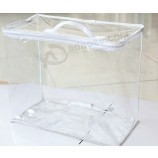 도매 사용자 지정 고품질 동관 제조 처리와 큰 분명 Pvc 지퍼 가방
