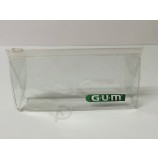 Bolso cosmético claro al por mayor modificado para requisitos particulares del Cloruro de polivinilo de la alta calidad