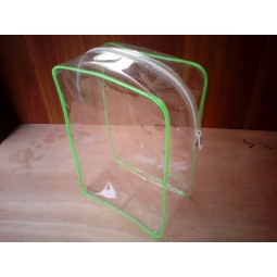 도매 고품질 고품질 promontional 명확한 Pvc 화장 용 부대를 주문을 받아서 만들었다