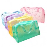 Groothandel aangepaste hoge kwaliteit china groothandel aangepaste Pvc handvat make-up tas