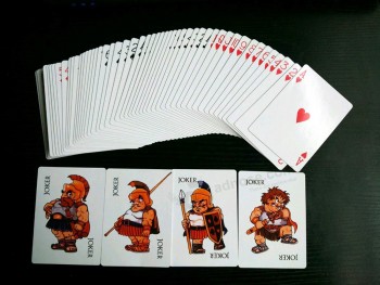 оптовые карточные игральные карты с индивидуальным дизайном(4 jokers)