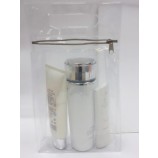 Wholesale Customized high quality Top Hanging Hole Clear PVC Zipper Cosmetic Bag