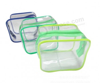 Wholesale Customized high quality OEM High Quality Durable Clear PVC Zipper Bag