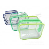 Großhandels kundengebundene Qualität dongguan stellen kundengebundene klare PVC-Kosmetiktasche her
