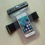 Bolso de la cerradura de la prFinala impermeable del Cloruro de polivinilo de alta calidad al por mayor de la cremallera para el teléfoNinguna celular