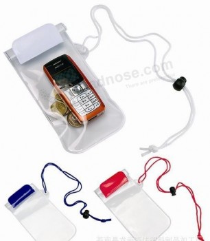 야외 활동에 대 한 도매 고품질 투명 한 Pvc 어깨 휴대 전화 가방을 사용자 지정합니다