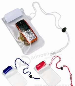Atacado personalizado eco de alta qualidade -Saco impermeável amigável do telefone de pilha saco impermeável do PVC para o telefone