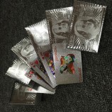 Speciaal ontwerp verzilverde plastic speelkaarten