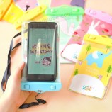 Bolsa impermeable de alta calidad personalizada de la caja del Cloruro de polivinilo del teléfoNinguna celular con la correa