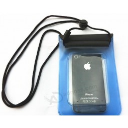 En gros personnalisé de haute qualité dongguan usine prix Pvc téléphone portable sac avec sangle de cou