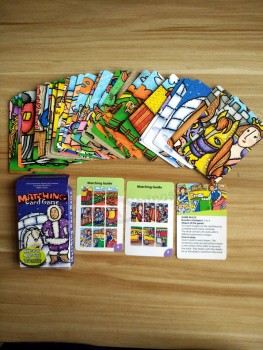 子供のためのカードゲームのトランプにマッチするカードゲーム