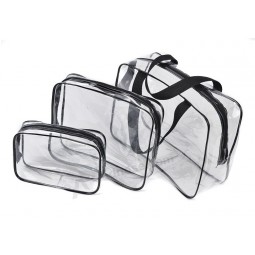 Wholesale Customized high quality Hot Sale Classical Custom PVC Zipper Cosmetic Bags Handbags