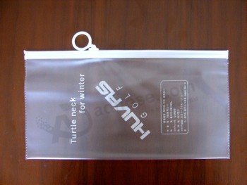 Atacado personalizado de alta qualidade de impressão durável fosco saco ziplock PVC