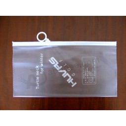 En gros personnalisé de haute qualité impression durable givré sac ziplock Pvc