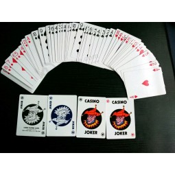 4 Jokers Malaysia Casino Paper Playing Cards/Pokerkarten benutzerdefinierte