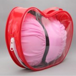 Maßgeschneiderte hochwertige china großhandel hochwertige PVC-reißverschluss-tasche für verpackungsunterwäsche