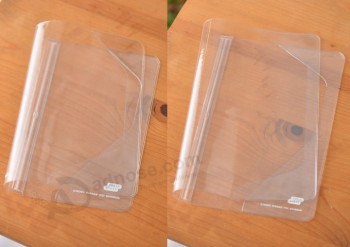 Whlesale alta qualidade transparente capa de livro de PVC para os aluNãos