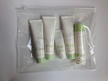 Customized high quality Durable PVC Ziplock Bag for Cosmetics