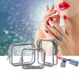 Maßgeschneiderte hochwertige PVC Make-up-Eintrittspaket Reise tragbare Kulturbeutel