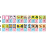 Japan kids мультфильм образование игральные карты (47782)