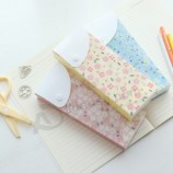 Aangepaste hoge kwaliteit Pvc briefpapier studenten bloem penhouder opbergdoos briefpapier opbergdoos etui