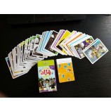 индивидуальные карточные игры семьи/рекламные игровые карты для продвижения по службе