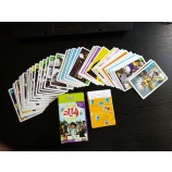 Jogos de cartas personalizados da família/Publicidade jogando cartas para promoção