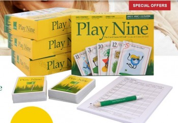 Play Nine of Golf Playing Cards Game with high quality