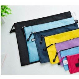 Customized high quality Zipper Bag Paper Bag Bill Paper PVC Pencil Bag