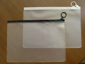 Kundengebundenes hochwertiges transparentes Briefpapier groß-Mehrzweck wasserdichte PVC-Tasche