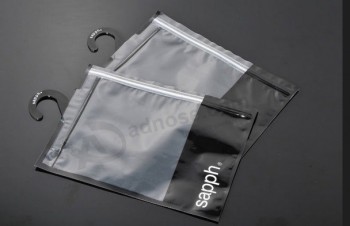 Customized high quality Transparent Waterproof PVC Hook Package