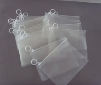 Customized high quality Circular Zipper PVC Transparent Sealed Storage PVC Bag