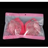 도매 높은 맞춤-끝은 팬티 투명한 포장 저장 Pvc 부대 크기 주문을 받아서 만들어 질 수있다