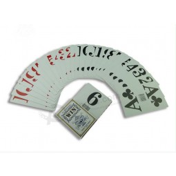 Código de barras casino papel poker naipes personalizado
