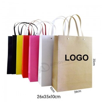 Customized Kraft Paper Gift Packing Bag for Garment & Shoes