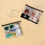 도매 높은 맞춤-끝 비난 이모 여행 옷 가방 Pvc 지퍼 화장품 가방 연필 케이스