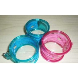 En gros personnalisé haut-Fin grande capacité fermeture à glissière cylindrique en plastique Pvc sac d'os