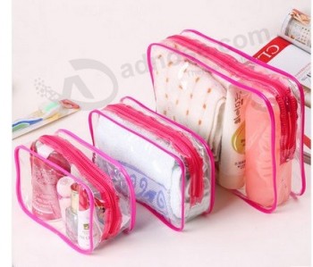 Wholesale customized high-end Hot Transparent Waterproof Travel Included PVC Bag