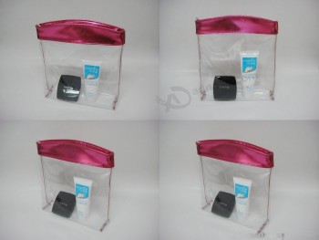 VFima por atacado personalizado de alta-Final transparente sacos de plástico verde sacos de embalagem de alimentos sacos de cosméticos PVC
