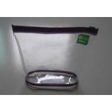 Wholesale customized high-end Simple Transparent Waterproof Washing Bag Traveling Cosmetic Bag PVC Bag