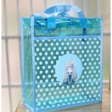 도매 높은 맞춤-엔드 블루 웨이브 포인트 방수 Pvc 가방