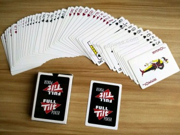 Aangepaste casinopapier speelkaarten voor gokken