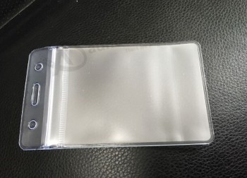 卸売カスタマイズ高-エンド柔らかい透明なPvcカードの防水カード包装袋